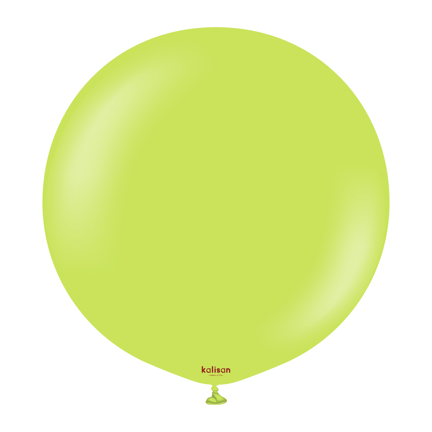 24'' Standart Balon Limon Yeşili (Lime Green) 2'li