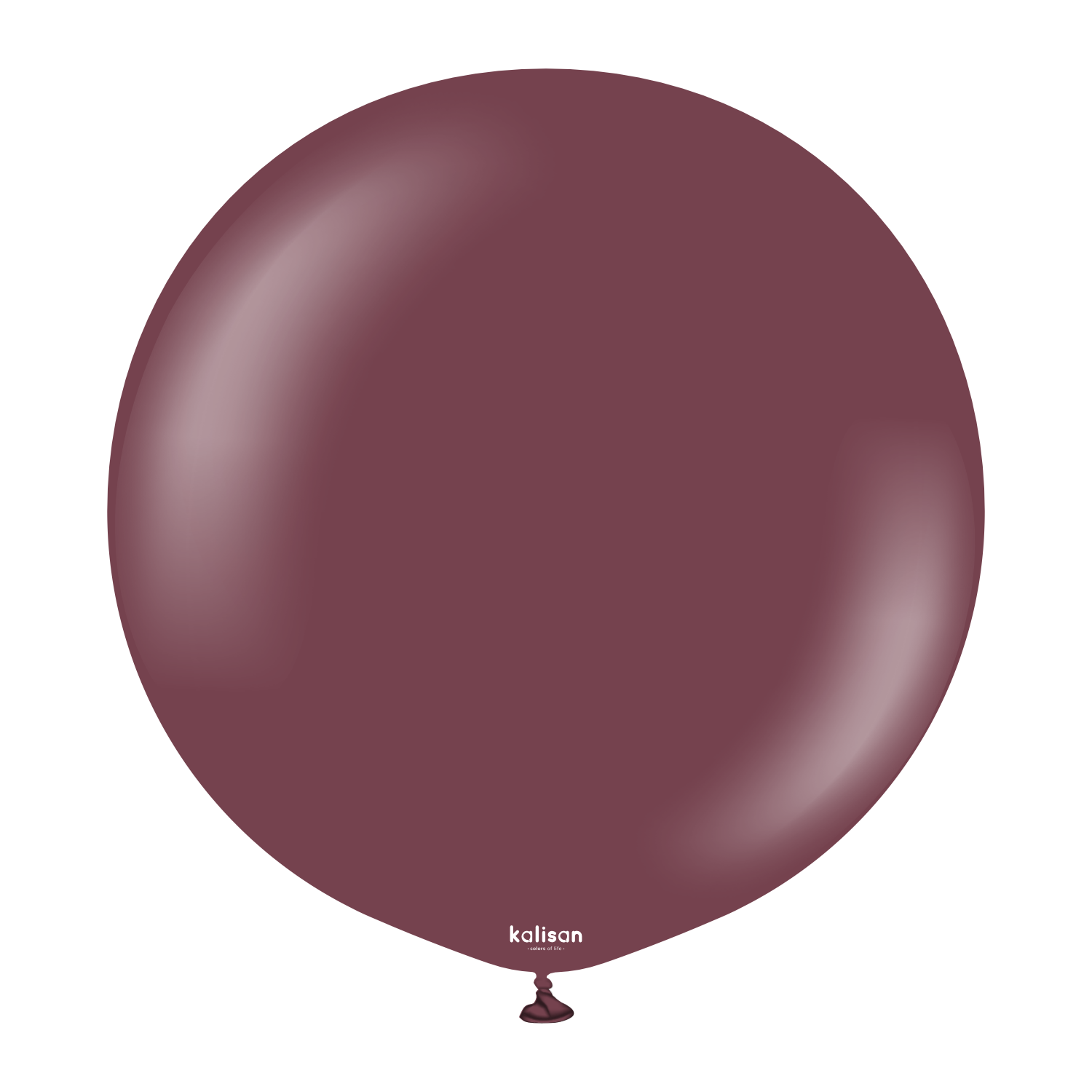 24'' Standart Balon Bordo (Burgundy) 2'li