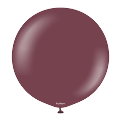 24'' Standart Balon Bordo (Burgundy) 2'li