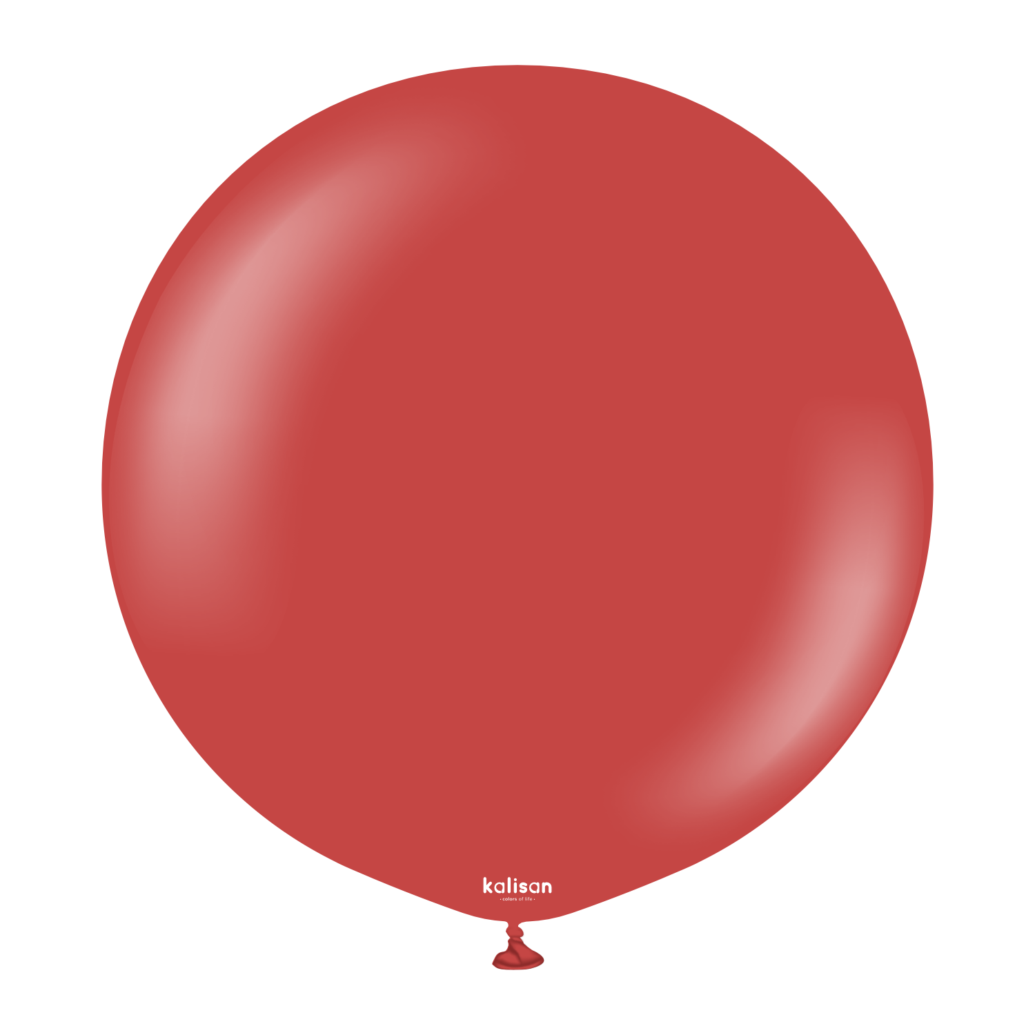 24'' Standart Balon Koyu Kırmızı (Deep Red) 2'li