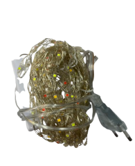 10m. Dış Mekan Renkli Peri Led Fişli 400L