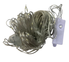 3x2 Damla Led Perde Beyaz 200L Eklemeli