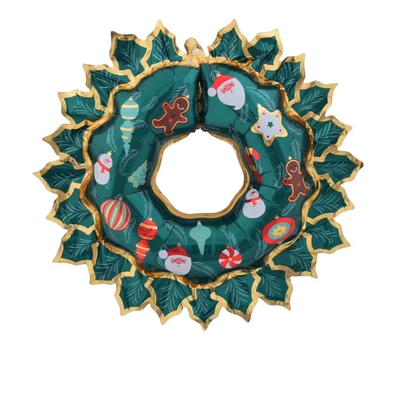 Yılbaşı Kapı Süsü Folyo Balon 80x67