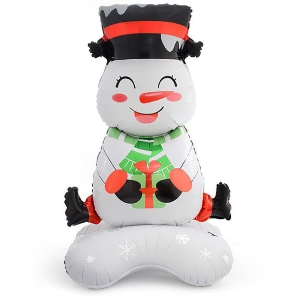 Ayaklı Oturan Kardan Adam 120x58