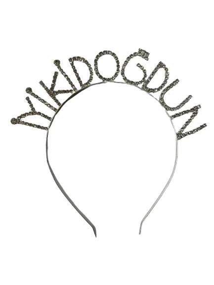 Taşlı İyiki Doğdun Gümüş Taç