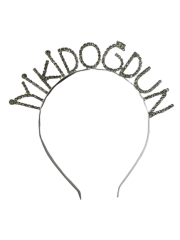 Taşlı İyiki Doğdun Gümüş Taç