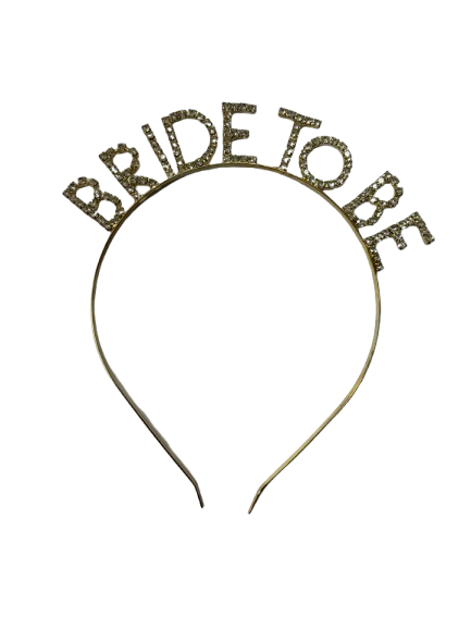 Taşlı Bride To Be Altın Taç