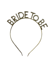 Taşlı Bride To Be Altın Taç