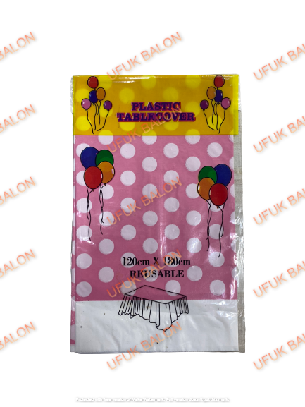 120x180 Pembe Puan Temalı Masaörtüsü