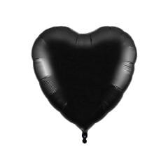 5'' Siyah Kalp Folyo Balon 50'li