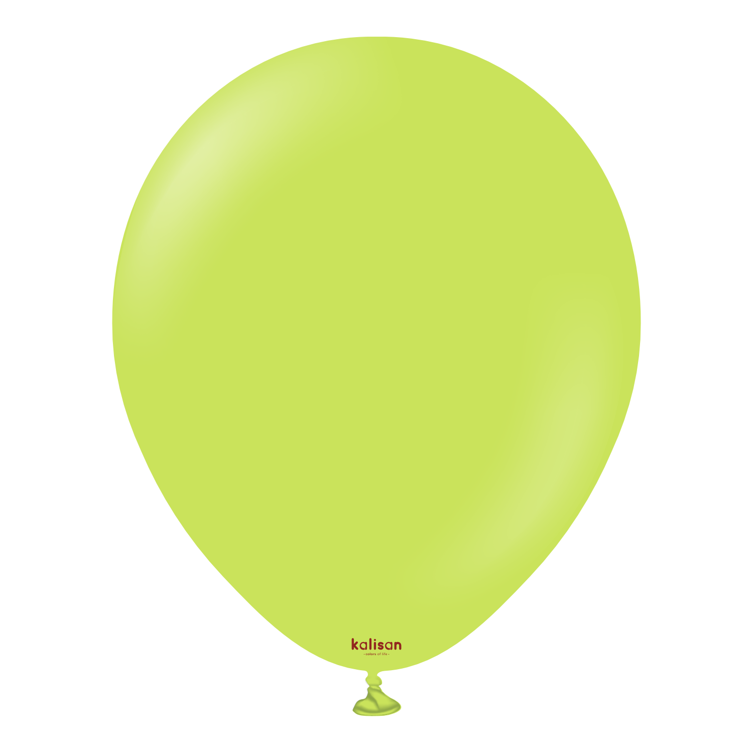 18'' Standart Balon Limon Yeşili (Lime Green) 5'li
