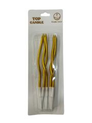 Kıvrımlı Altın Mum