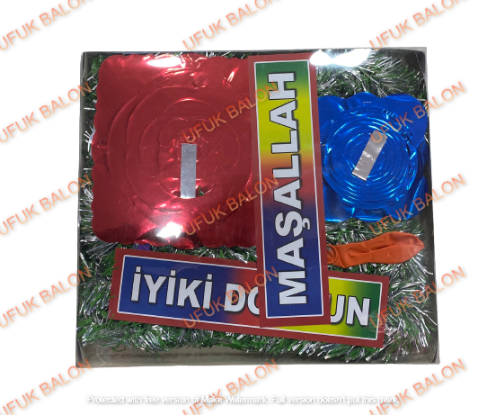 No:4 Hazır Paket Süs
