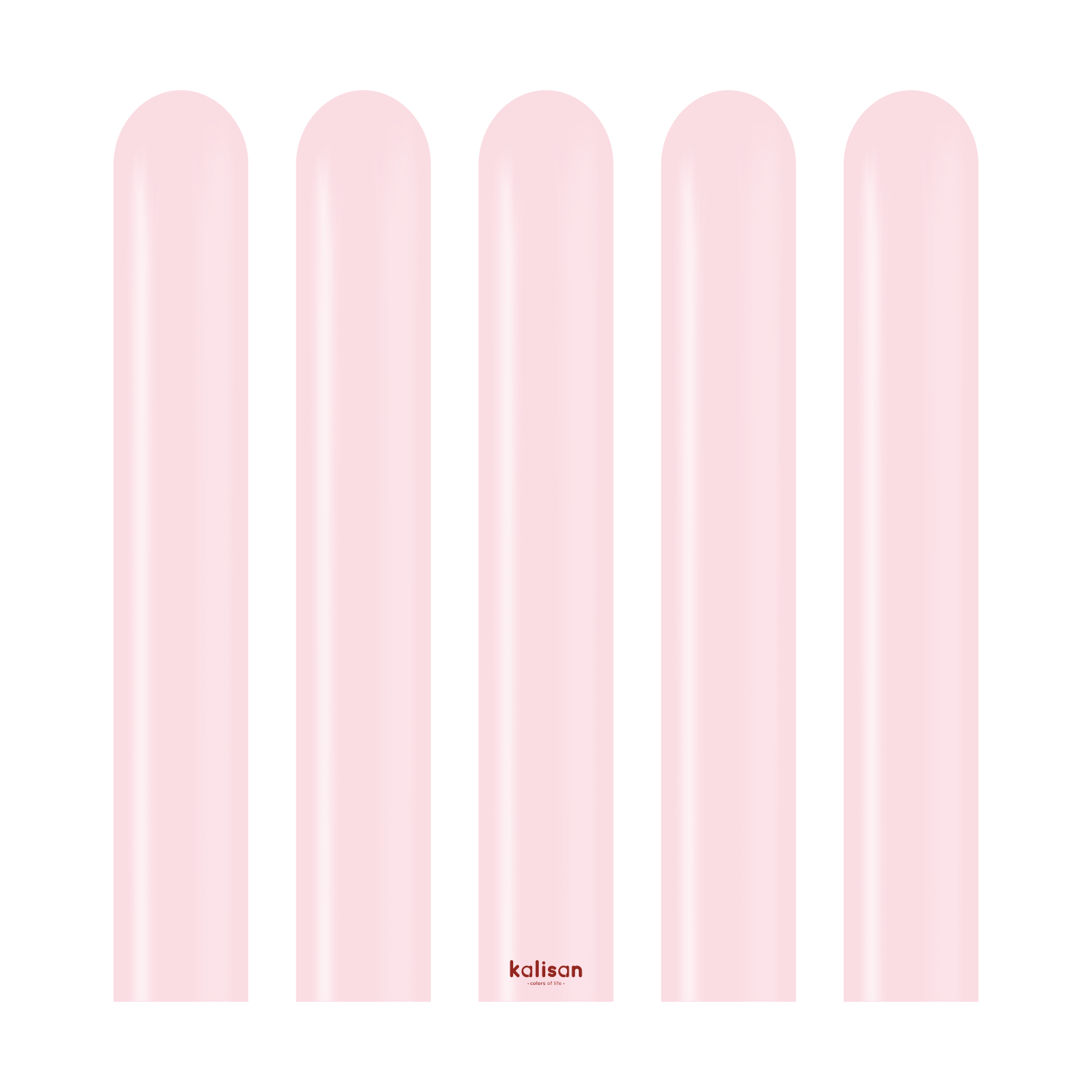 Pastel Açık Pembe Sosis Balon (Light Pink) 100'lü