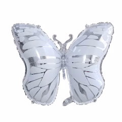 28'' Beyaz Kelebek Folyo Balon