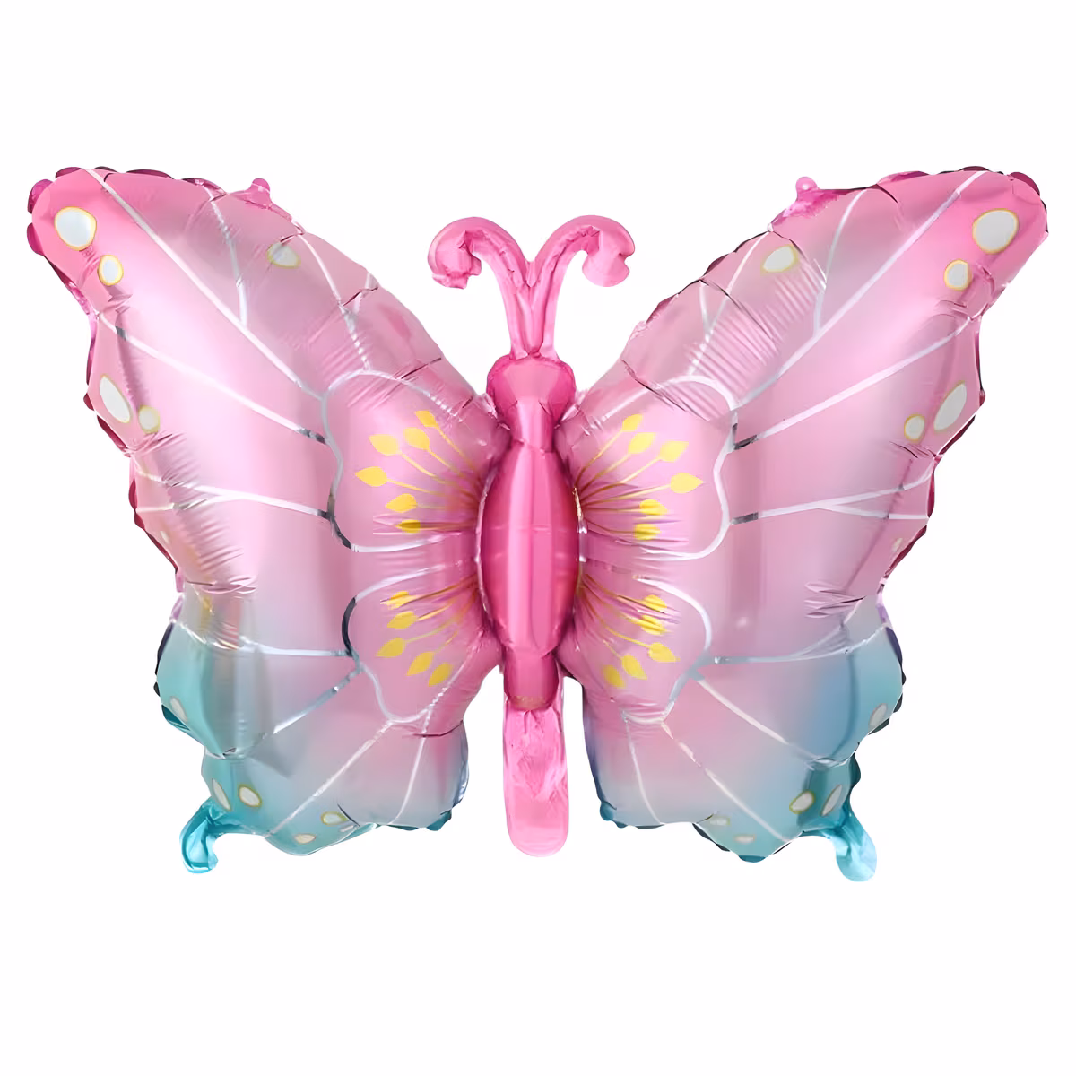 Açık Pembe Kelebek Folyo Balon 79x53