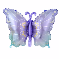 Lila Kelebek Folyo Balon 79x53