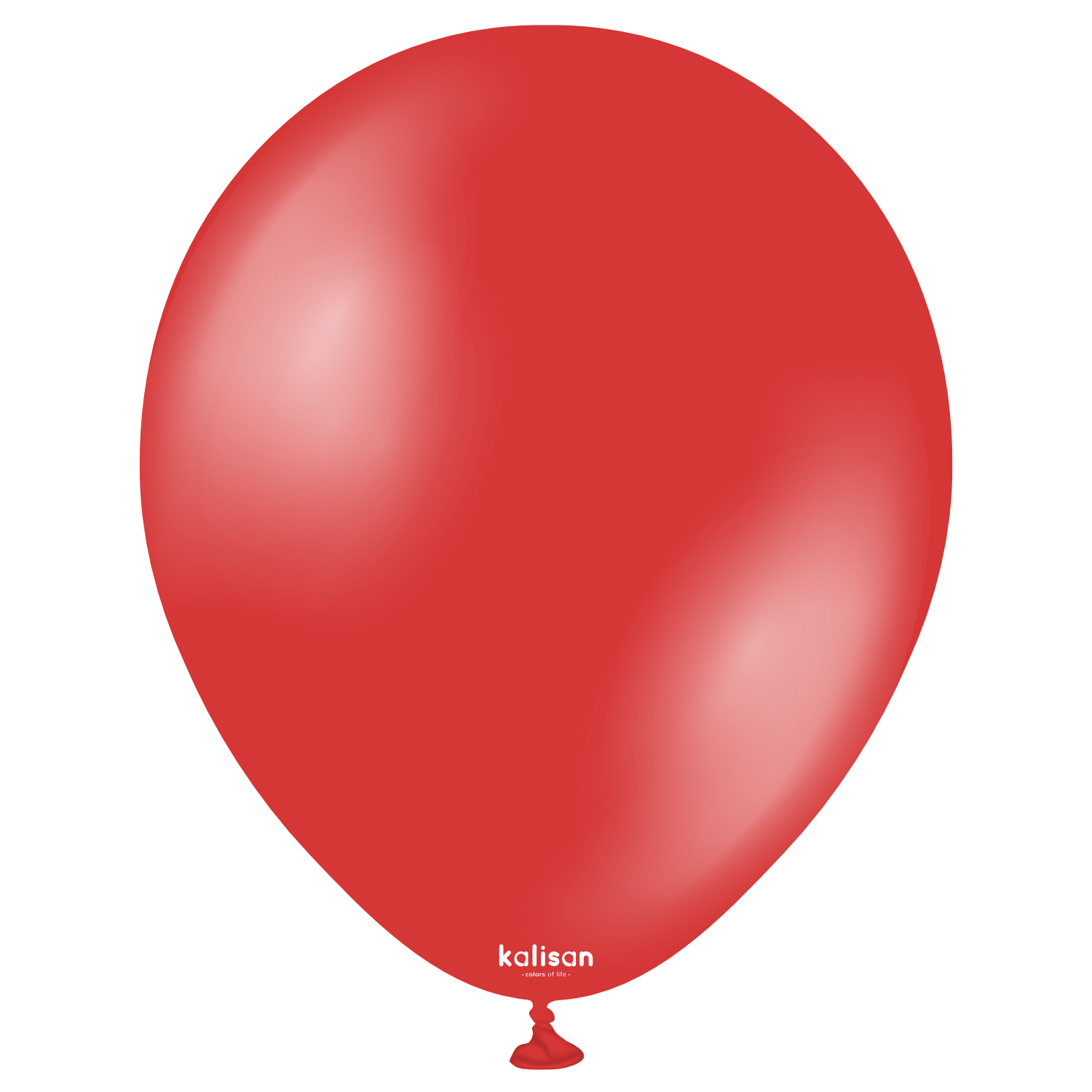 11'' Kalisan Metalik Kırmızı Balon (Red) 50'li