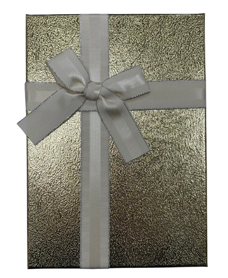 3'lü Altın Dikdörtgen Kutu 16x22,5