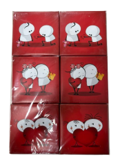 Askılı Kırmızı Kutu 6ad 12x12