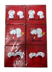 Askılı Kırmızı Kutu 6ad 12x12