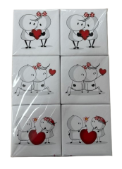 Askılı Beyaz Kutu 6ad 12x12