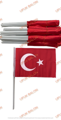 Sopalı Bez Bayrak 10'lu