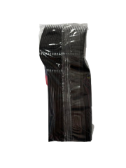 Plastik Siyah Çatal 25'li