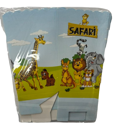 Safari Temalı Mısır Kutusu 8'li