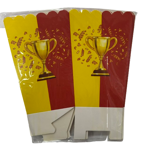 Sarı Kırmızı Temalı Mısır Kutusu 8'li