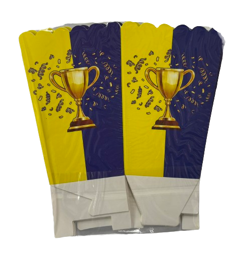 Sarı Lacivert Temalı Mısır Kutusu 8'li