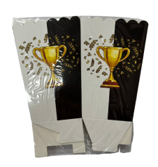 Siyah Beyaz Temalı Mısır Kutusu 8'li