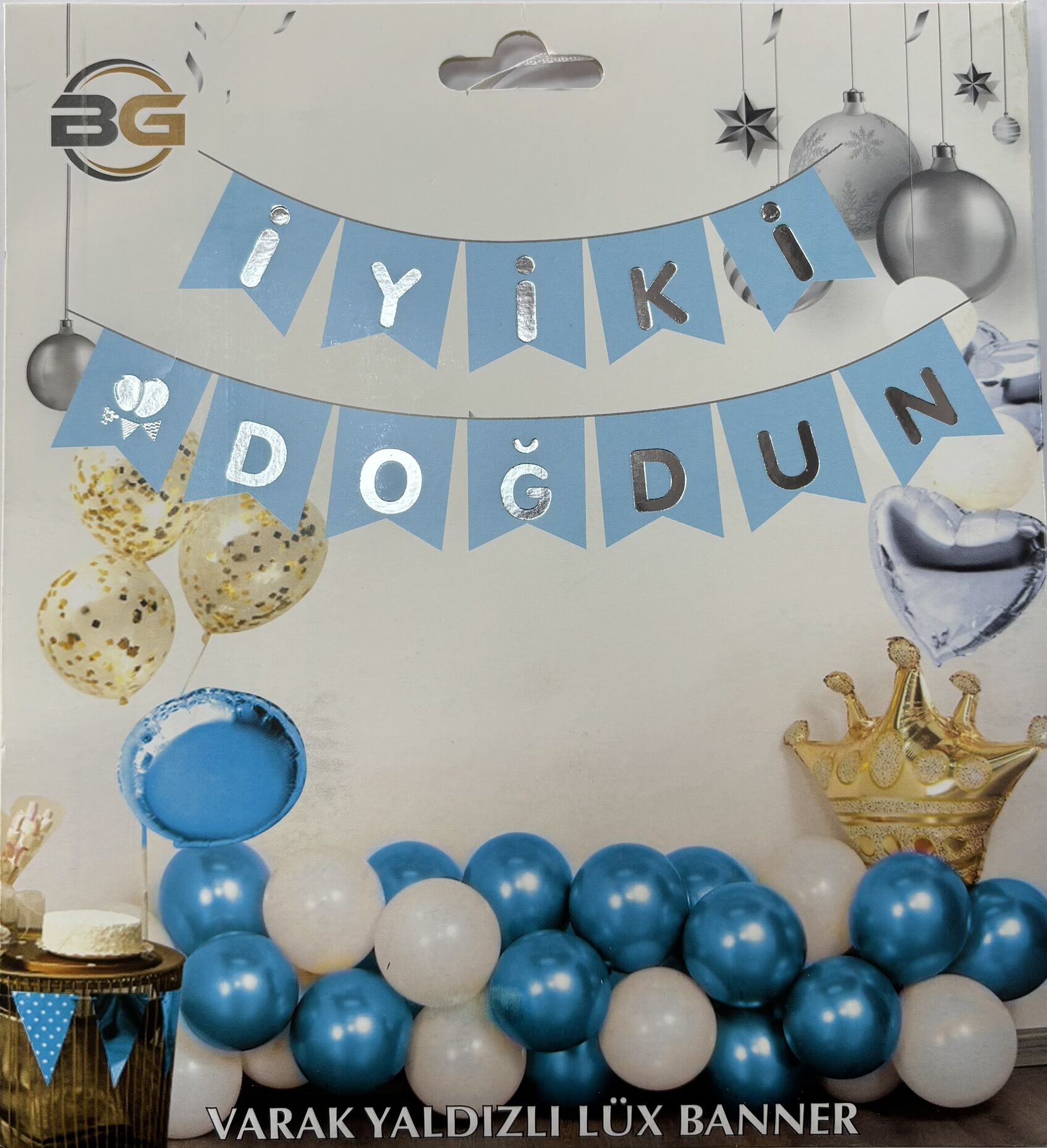 Mavi İyiki Doğdun Banner