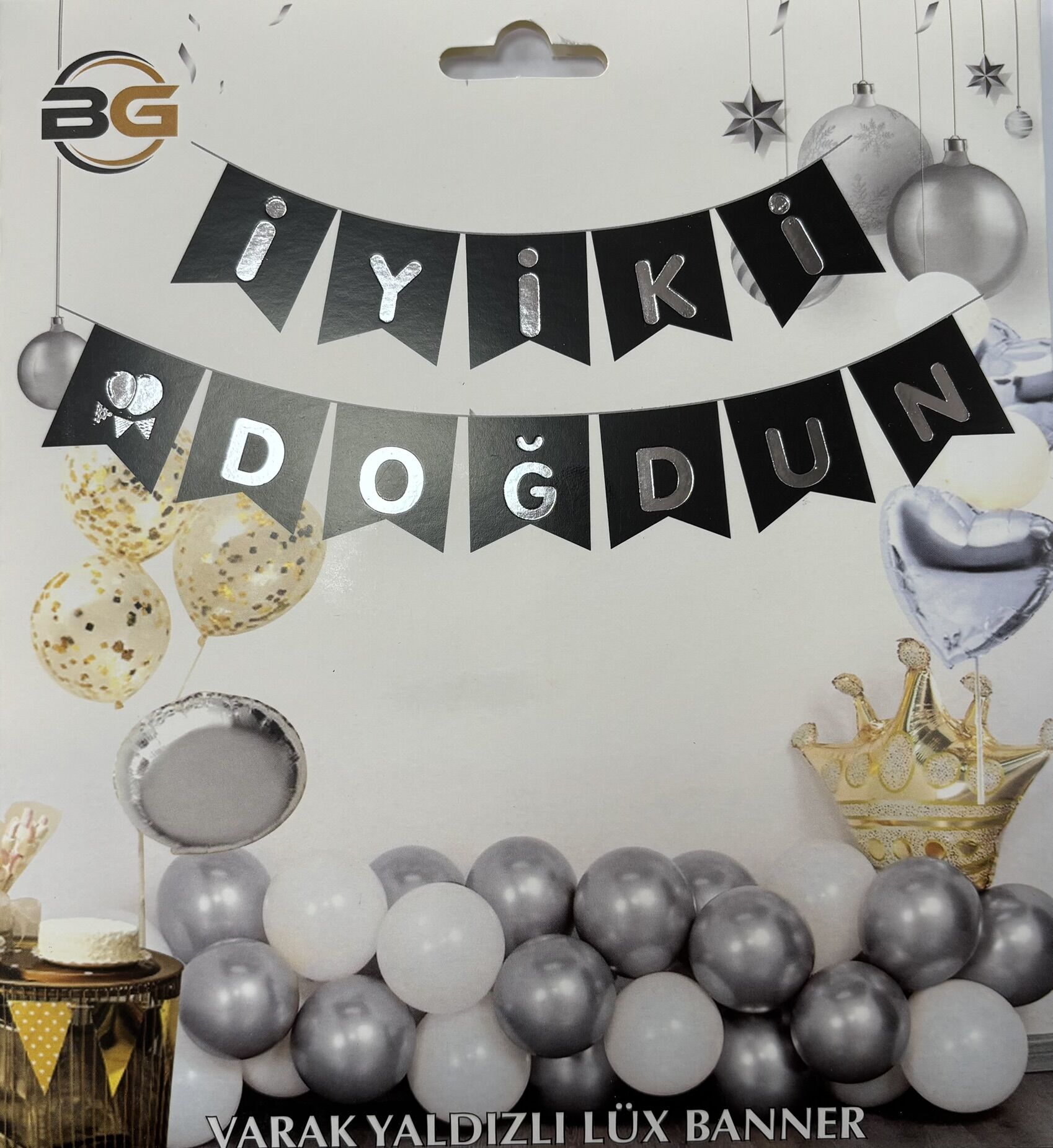 Siyah İyiki Doğdun Banner