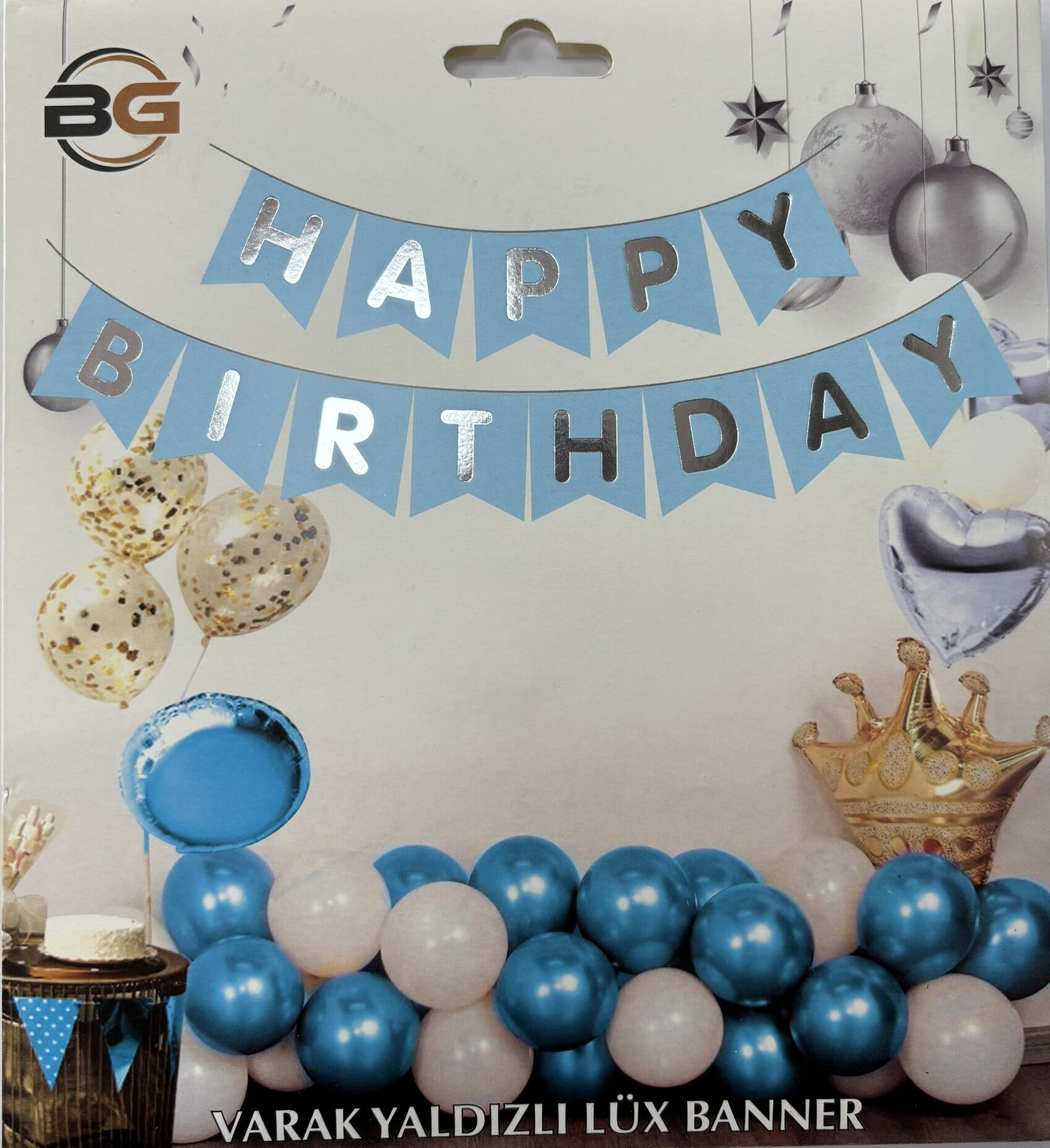 Mavi Happy Birthday Banner