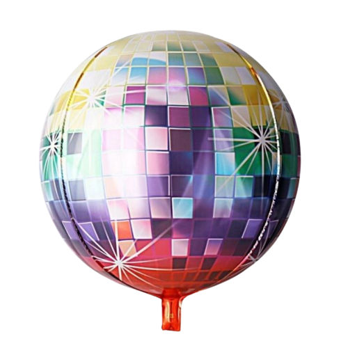22'' Renkli Disko Folyo Balon