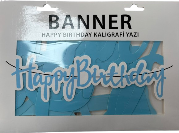 Mavi Kaligrafi Yazı