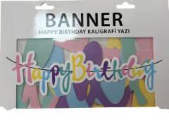 Renkli Kaligrafi Yazı