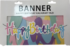 Renkli Kaligrafi Yazı