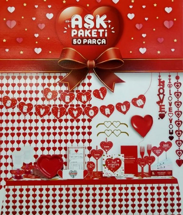 Aşk Paketi 50 Parça