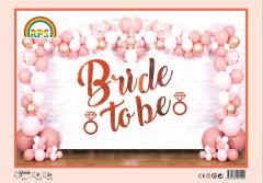Bride To Be Rosegold Dev Yazı