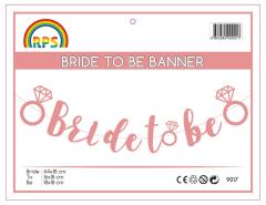 Bride To Be Rosegold Uzar Yazı