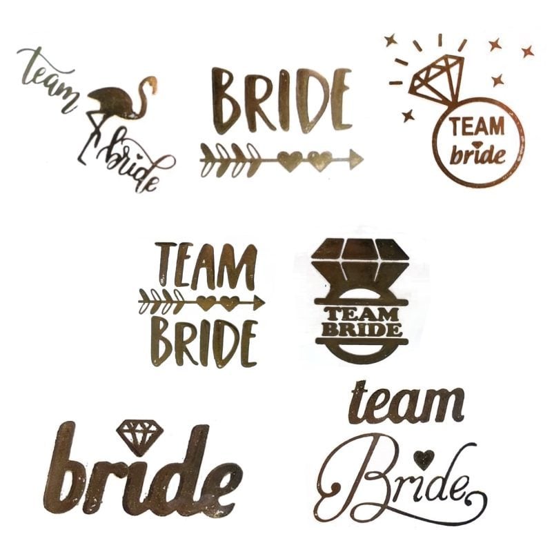 Bride Altın Dövme 10'lu