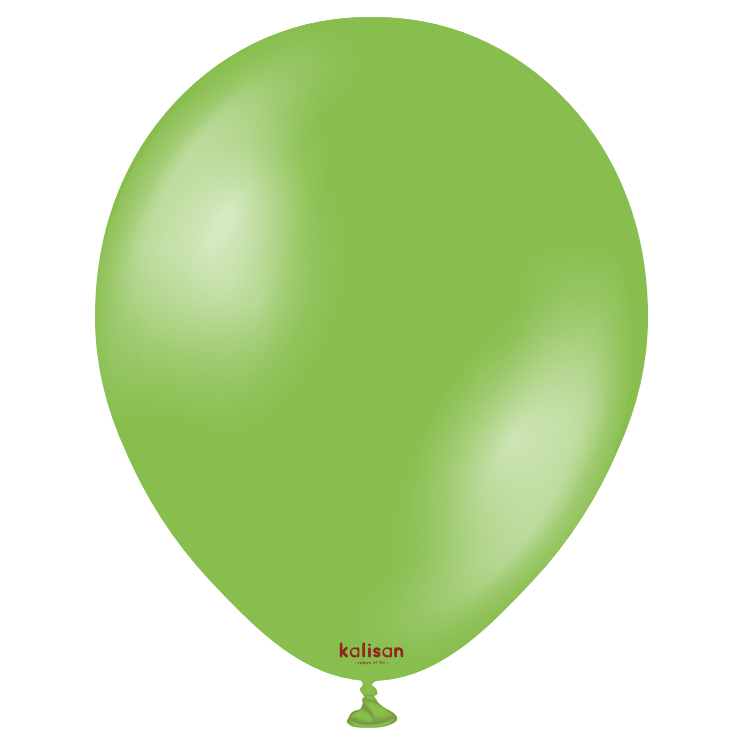 11'' Kalisan Metalik Açık Yeşil Balon (Lime) 50'li