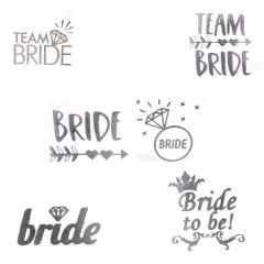 Bride Gümüş Dövme 10'lu