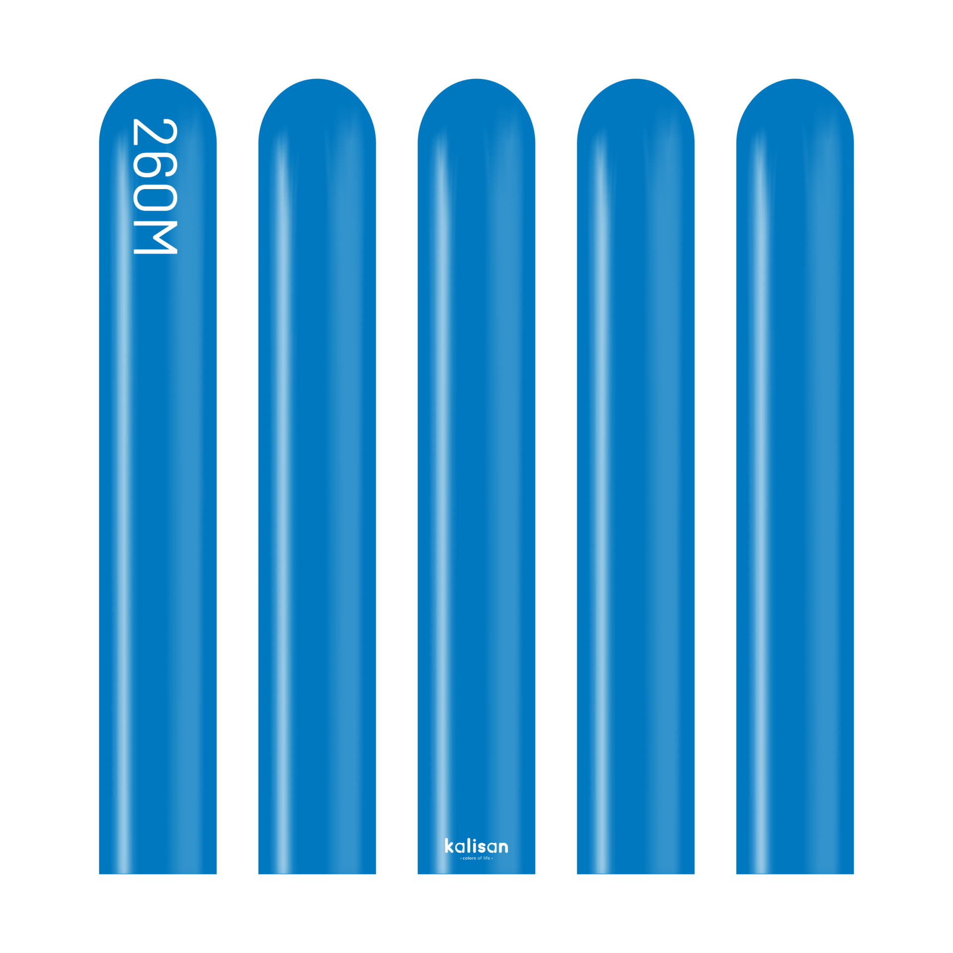 Pastel Koyu Mavi Sosis Balon (Blue) 100'lü