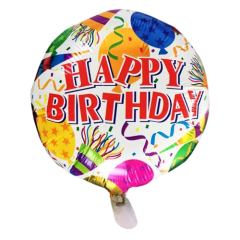 18'' Happy Birthday Folyo Balon