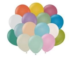 12'' Retro Balon Karışık 100’lü