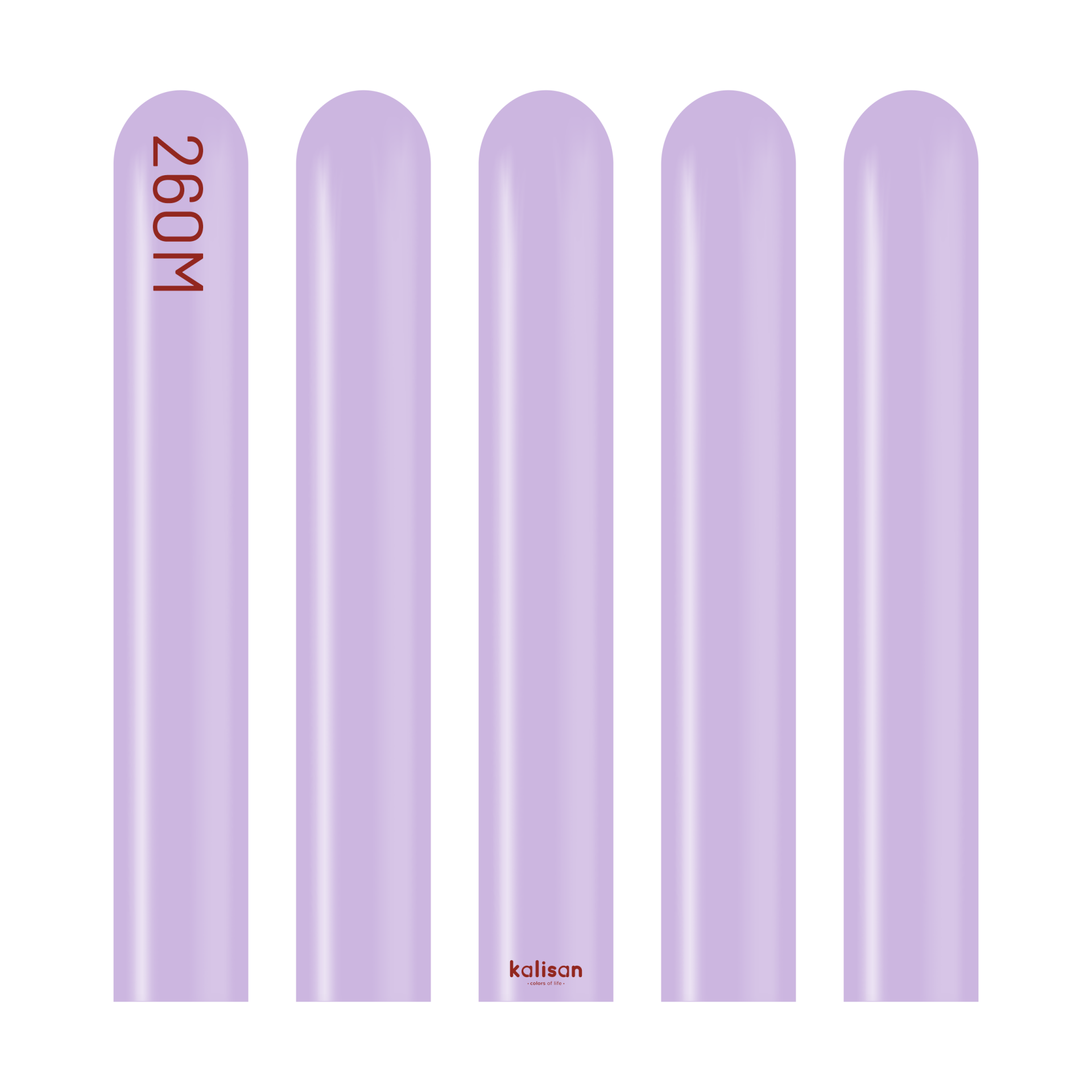 Pastel Lila Sosis Balon (Lilac) 100'lü
