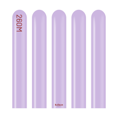 Pastel Lila Sosis Balon (Lilac) 100'lü